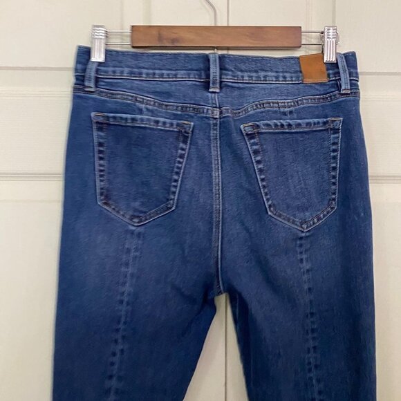 Level 99 Women's Skylar Distressed Button Fly Raw Step Hem High Rise Jeans Sz 30 - Picture 7 of 12